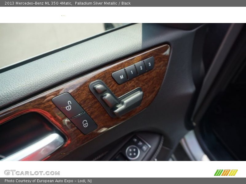 Palladium Silver Metallic / Black 2013 Mercedes-Benz ML 350 4Matic