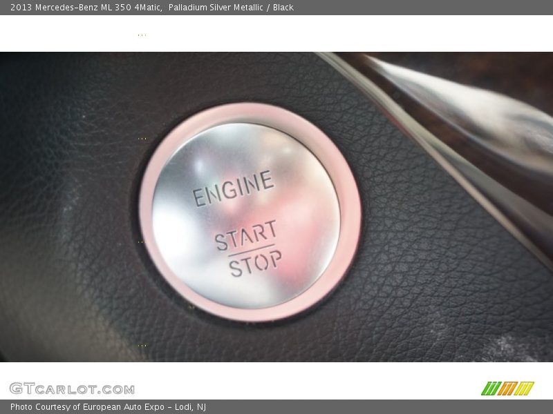 Palladium Silver Metallic / Black 2013 Mercedes-Benz ML 350 4Matic