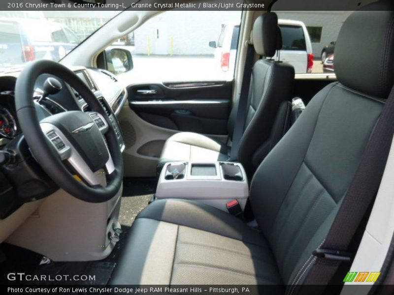Granite Crystal Metallic / Black/Light Graystone 2016 Chrysler Town & Country Touring-L