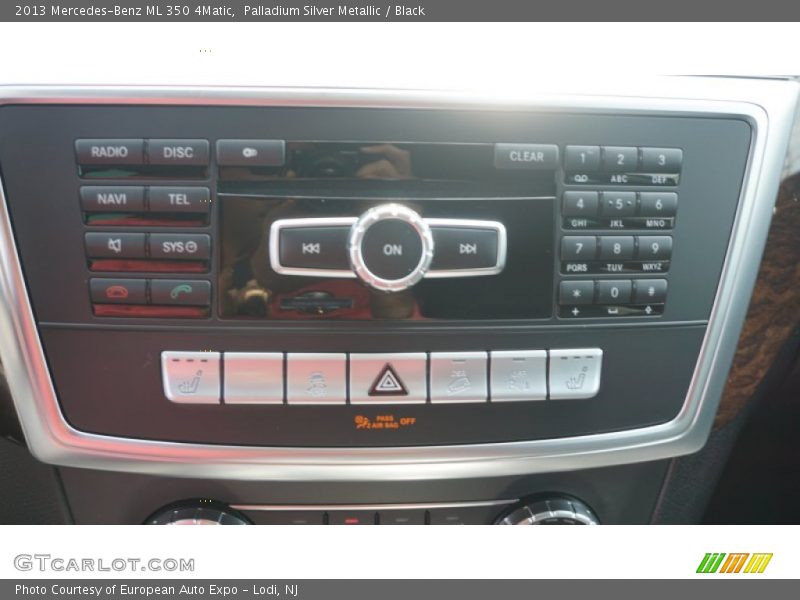 Palladium Silver Metallic / Black 2013 Mercedes-Benz ML 350 4Matic