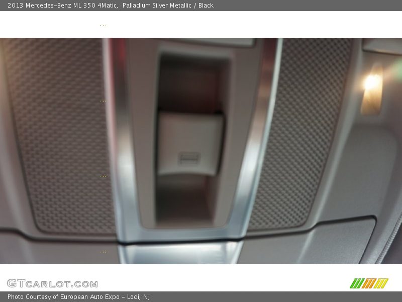 Palladium Silver Metallic / Black 2013 Mercedes-Benz ML 350 4Matic