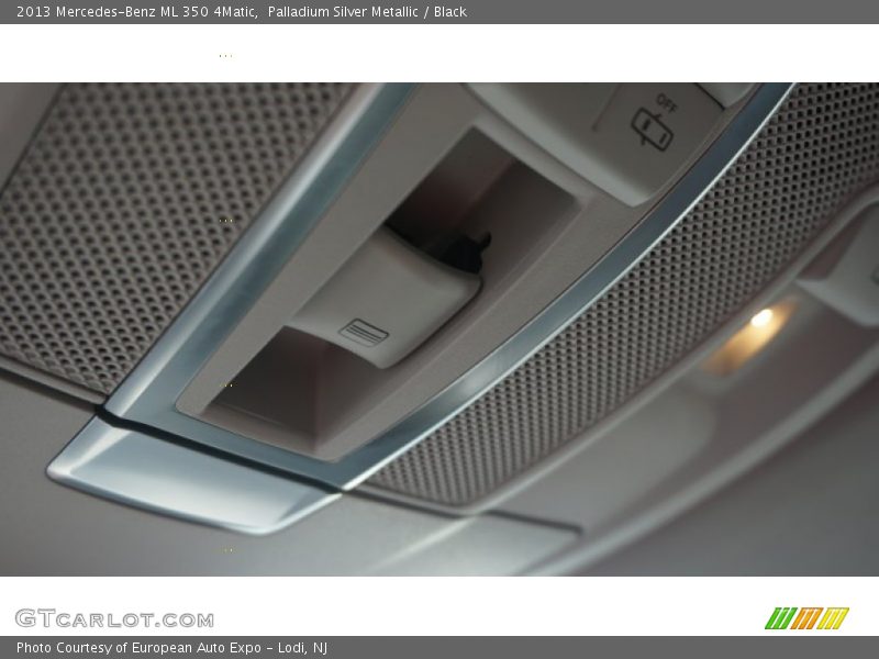 Palladium Silver Metallic / Black 2013 Mercedes-Benz ML 350 4Matic