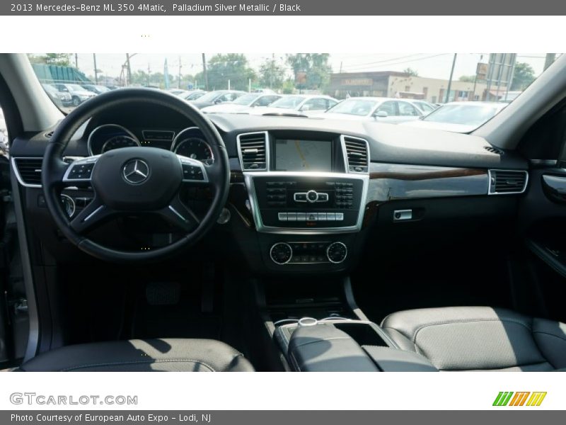 Palladium Silver Metallic / Black 2013 Mercedes-Benz ML 350 4Matic