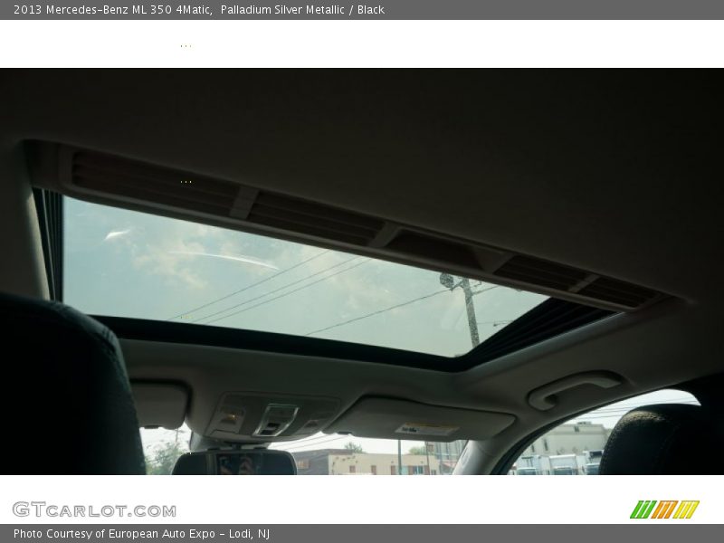 Palladium Silver Metallic / Black 2013 Mercedes-Benz ML 350 4Matic
