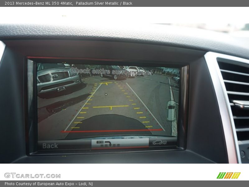 Palladium Silver Metallic / Black 2013 Mercedes-Benz ML 350 4Matic