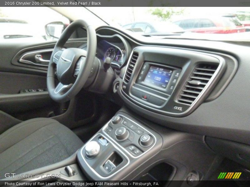 Velvet Red Pearl / Black 2016 Chrysler 200 Limited
