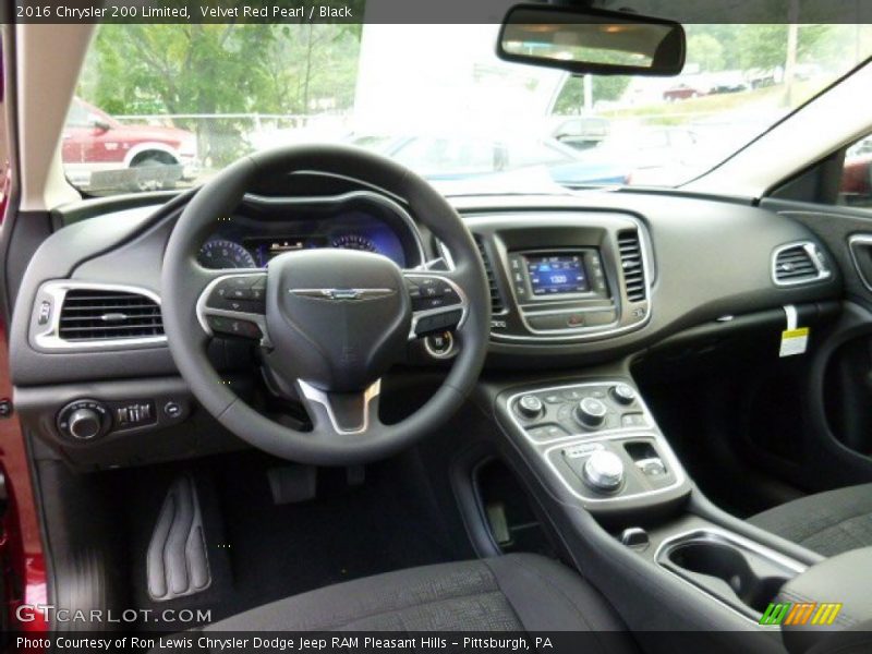 Velvet Red Pearl / Black 2016 Chrysler 200 Limited