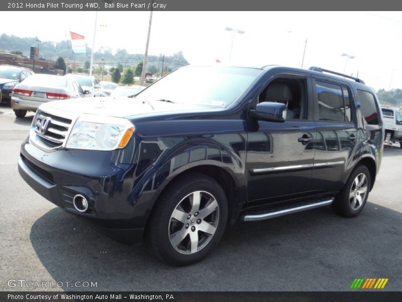 Bali Blue Pearl / Gray 2012 Honda Pilot Touring 4WD