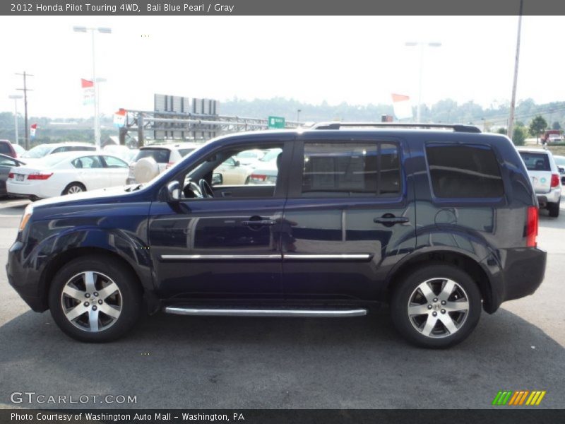 Bali Blue Pearl / Gray 2012 Honda Pilot Touring 4WD