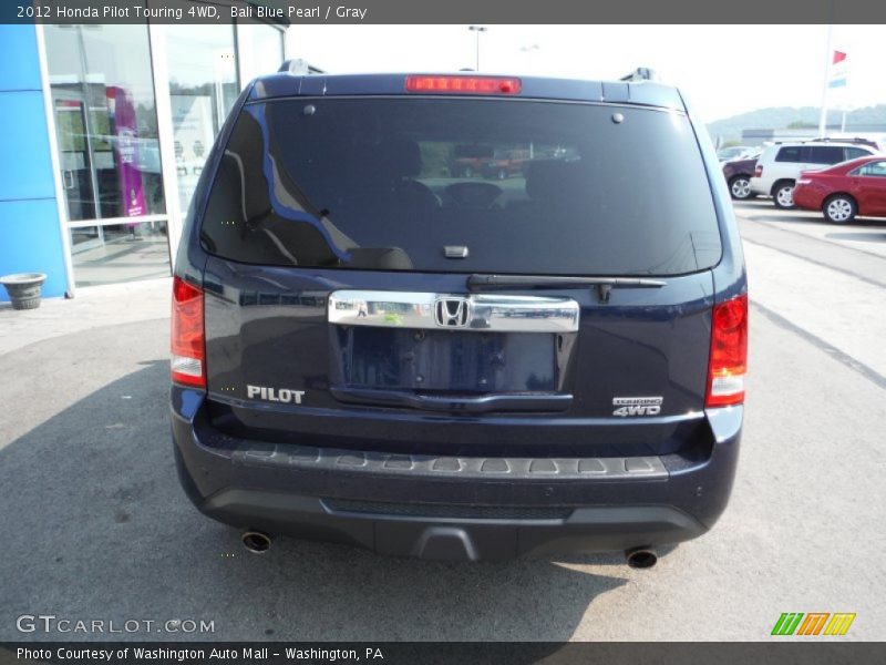 Bali Blue Pearl / Gray 2012 Honda Pilot Touring 4WD