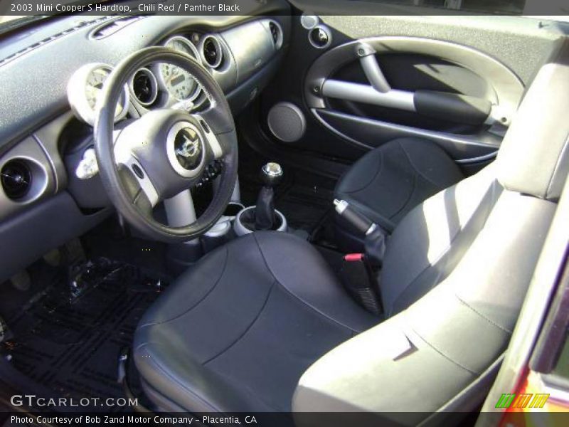 Chili Red / Panther Black 2003 Mini Cooper S Hardtop