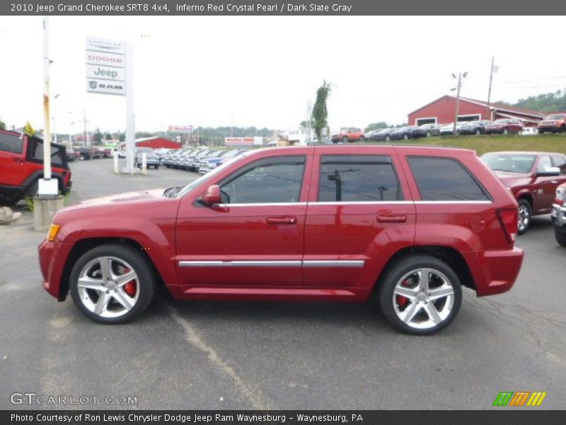 Inferno Red Crystal Pearl / Dark Slate Gray 2010 Jeep Grand Cherokee SRT8 4x4