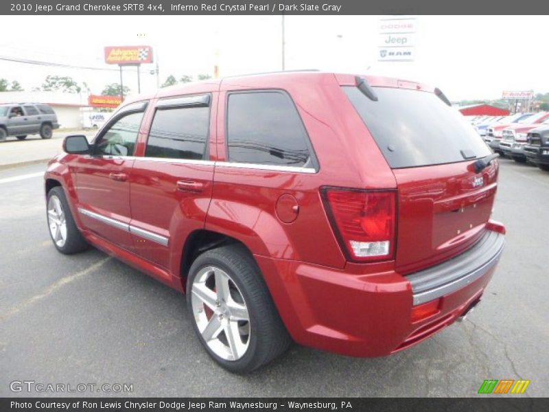 Inferno Red Crystal Pearl / Dark Slate Gray 2010 Jeep Grand Cherokee SRT8 4x4