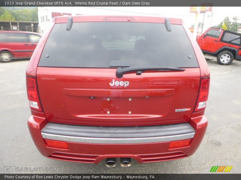 Inferno Red Crystal Pearl / Dark Slate Gray 2010 Jeep Grand Cherokee SRT8 4x4