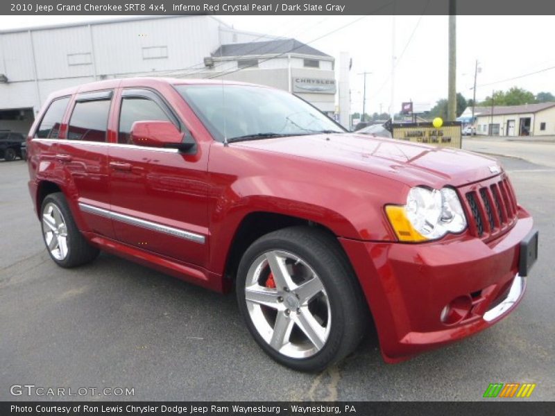 Inferno Red Crystal Pearl / Dark Slate Gray 2010 Jeep Grand Cherokee SRT8 4x4