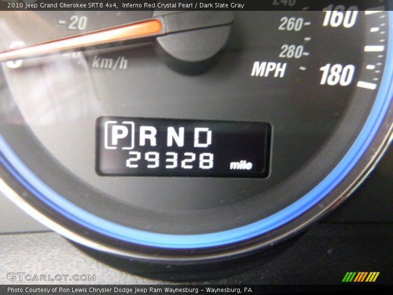 Inferno Red Crystal Pearl / Dark Slate Gray 2010 Jeep Grand Cherokee SRT8 4x4