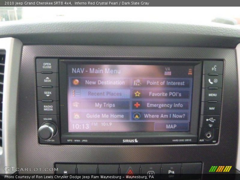 Inferno Red Crystal Pearl / Dark Slate Gray 2010 Jeep Grand Cherokee SRT8 4x4