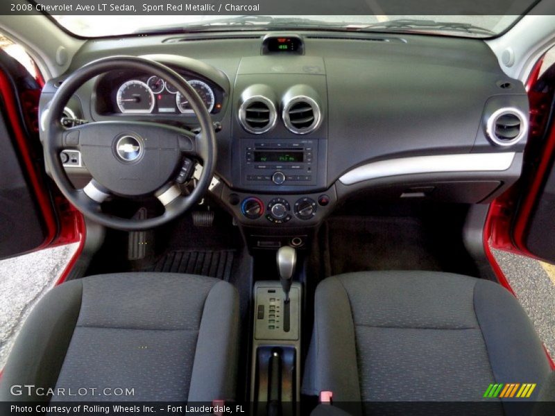 Sport Red Metallic / Charcoal 2008 Chevrolet Aveo LT Sedan