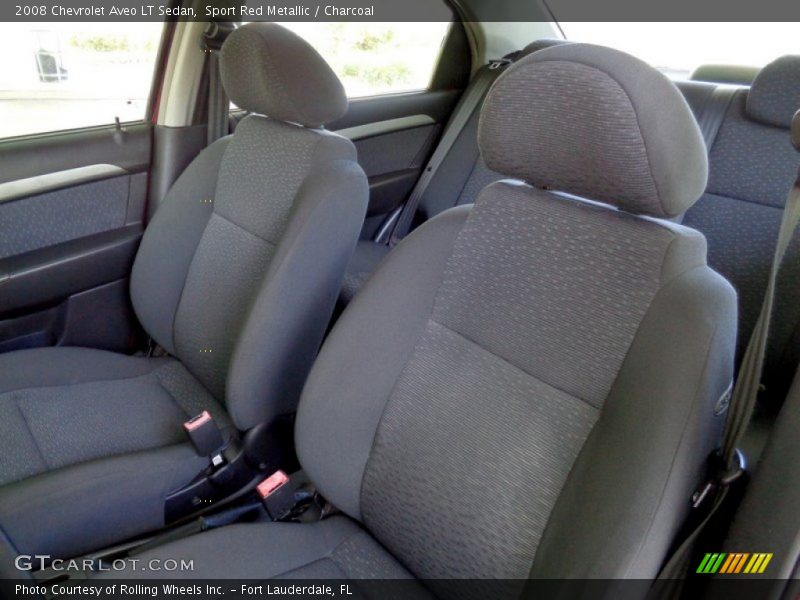 Sport Red Metallic / Charcoal 2008 Chevrolet Aveo LT Sedan