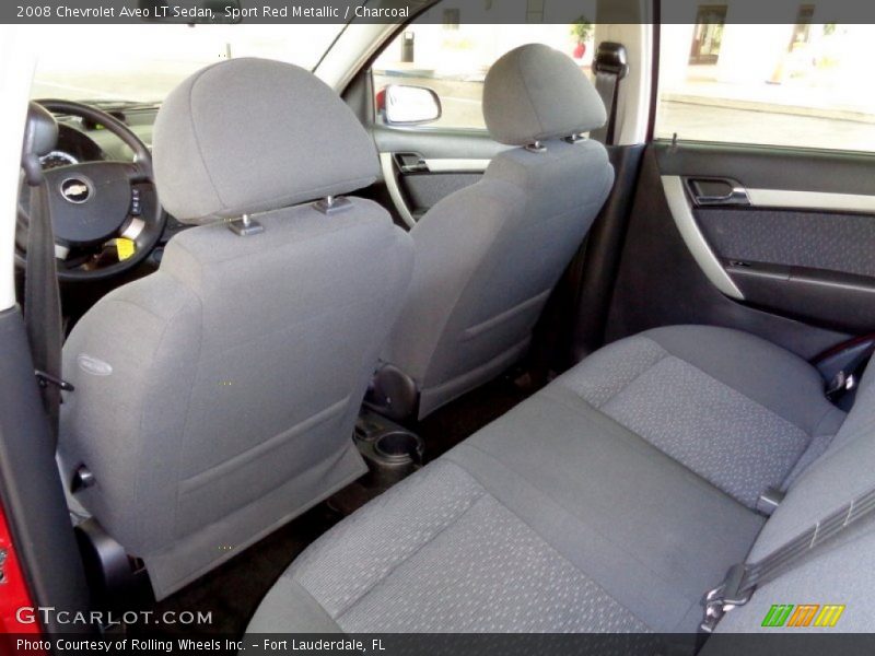 Sport Red Metallic / Charcoal 2008 Chevrolet Aveo LT Sedan