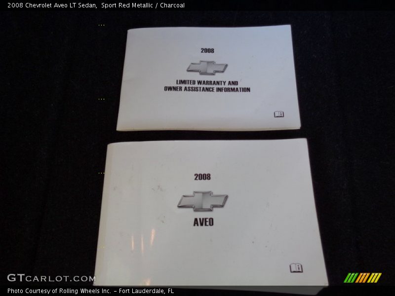 Sport Red Metallic / Charcoal 2008 Chevrolet Aveo LT Sedan