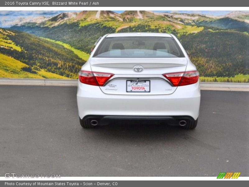 Blizzard White Pearl / Ash 2016 Toyota Camry XSE