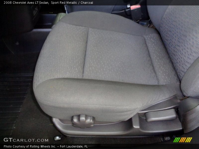 Sport Red Metallic / Charcoal 2008 Chevrolet Aveo LT Sedan