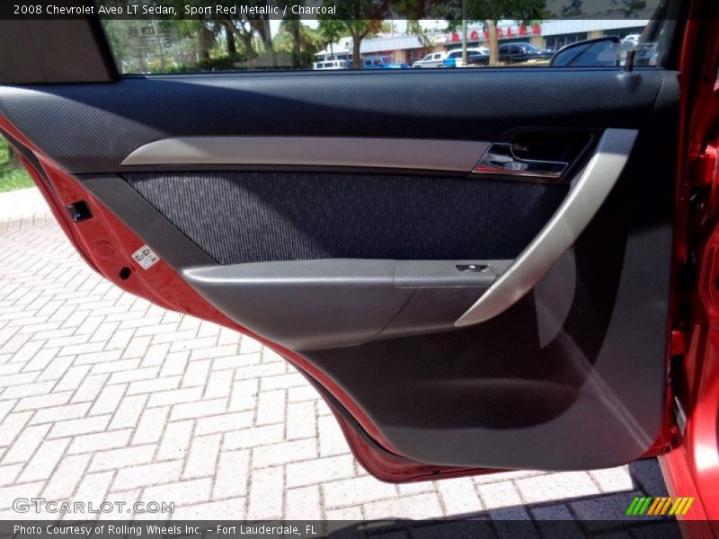 Sport Red Metallic / Charcoal 2008 Chevrolet Aveo LT Sedan