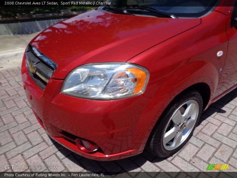 Sport Red Metallic / Charcoal 2008 Chevrolet Aveo LT Sedan