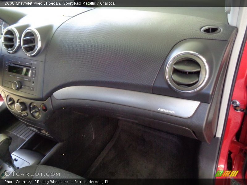 Sport Red Metallic / Charcoal 2008 Chevrolet Aveo LT Sedan