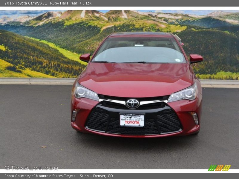 Ruby Flare Pearl / Black 2016 Toyota Camry XSE