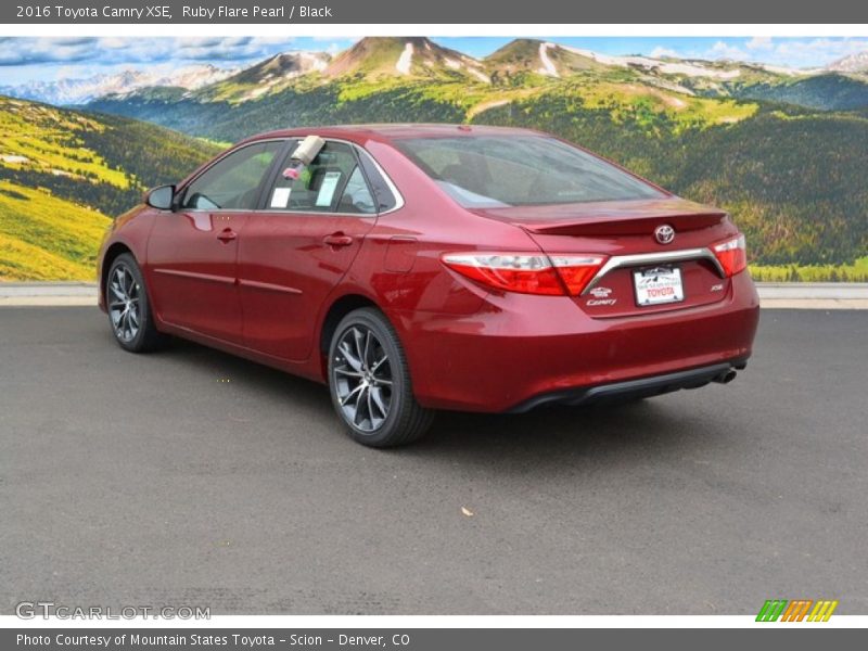 Ruby Flare Pearl / Black 2016 Toyota Camry XSE
