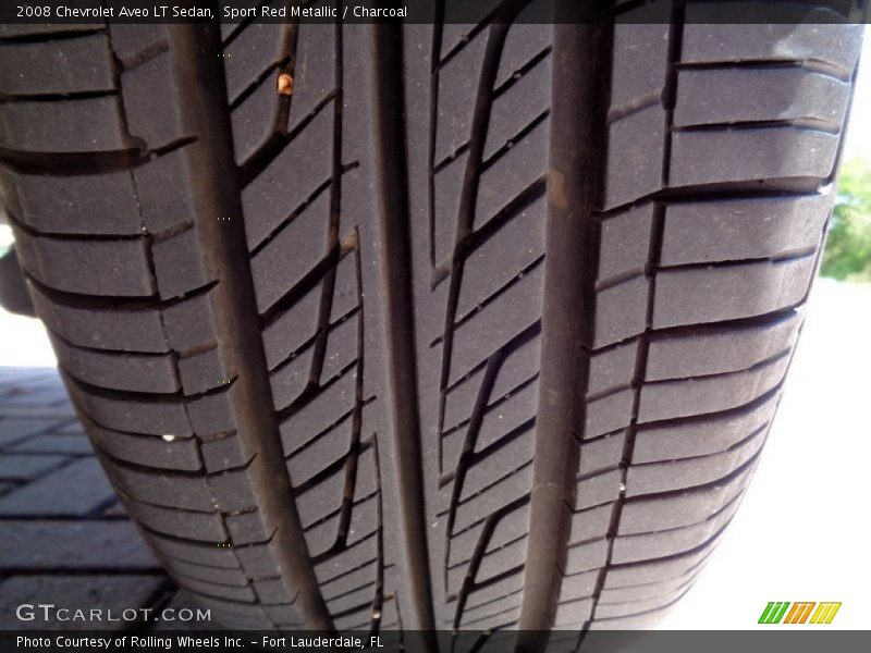 Sport Red Metallic / Charcoal 2008 Chevrolet Aveo LT Sedan