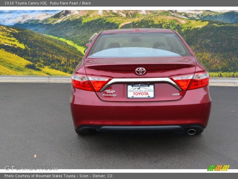Ruby Flare Pearl / Black 2016 Toyota Camry XSE