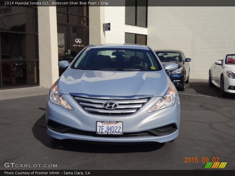 Iridescent Silver Blue Pearl / Gray 2014 Hyundai Sonata GLS