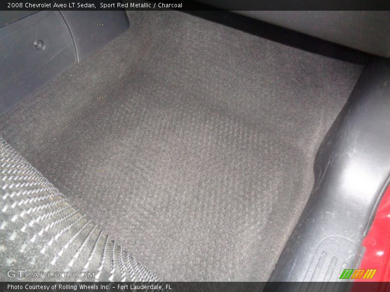 Sport Red Metallic / Charcoal 2008 Chevrolet Aveo LT Sedan