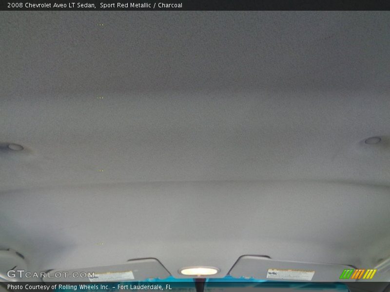 Sport Red Metallic / Charcoal 2008 Chevrolet Aveo LT Sedan