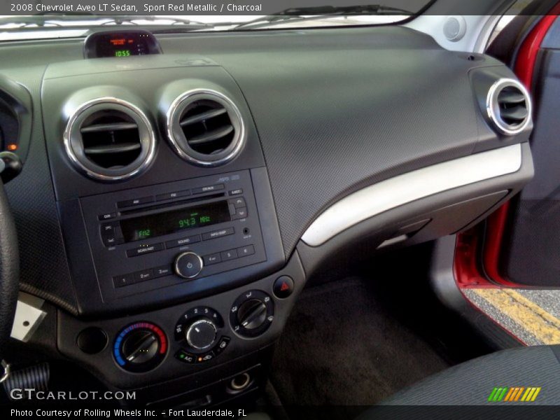 Sport Red Metallic / Charcoal 2008 Chevrolet Aveo LT Sedan