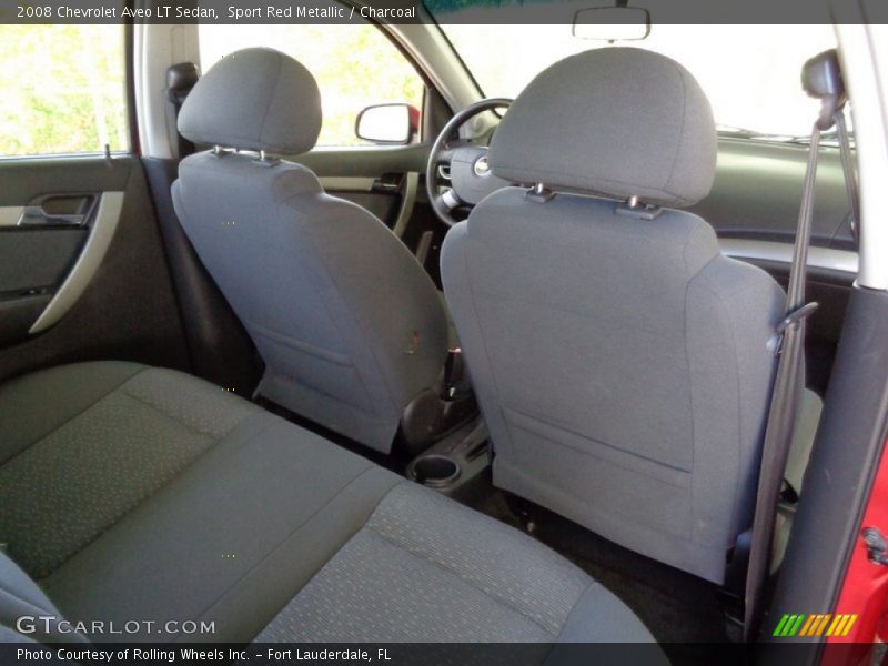 Sport Red Metallic / Charcoal 2008 Chevrolet Aveo LT Sedan