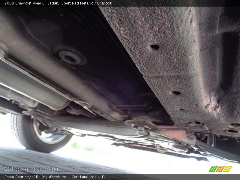 Sport Red Metallic / Charcoal 2008 Chevrolet Aveo LT Sedan