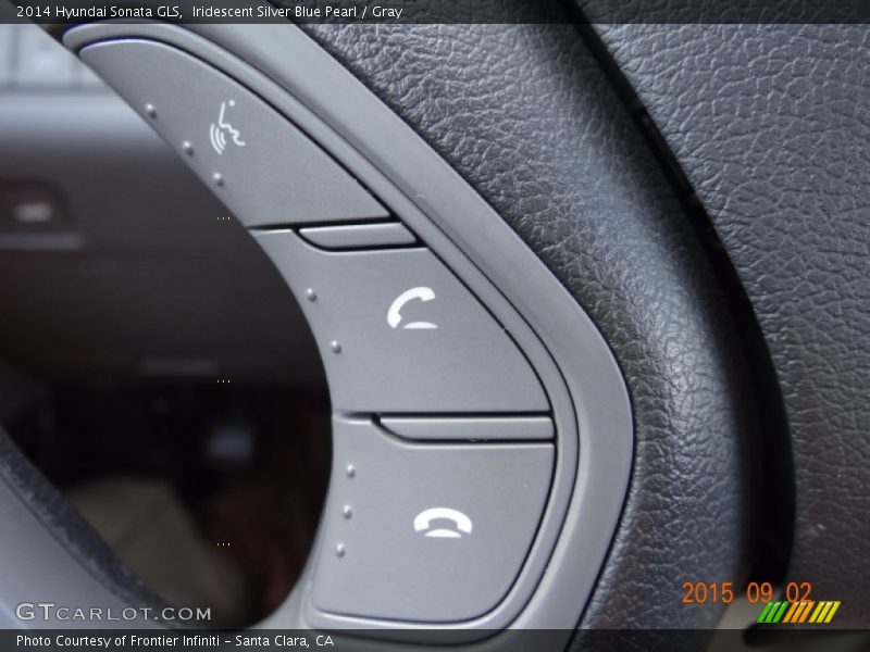 Iridescent Silver Blue Pearl / Gray 2014 Hyundai Sonata GLS