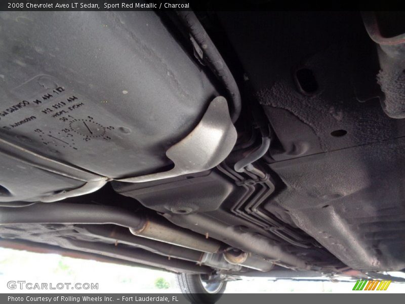 Sport Red Metallic / Charcoal 2008 Chevrolet Aveo LT Sedan