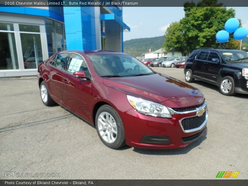 Butte Red Metallic / Jet Black/Titanium 2016 Chevrolet Malibu Limited LT
