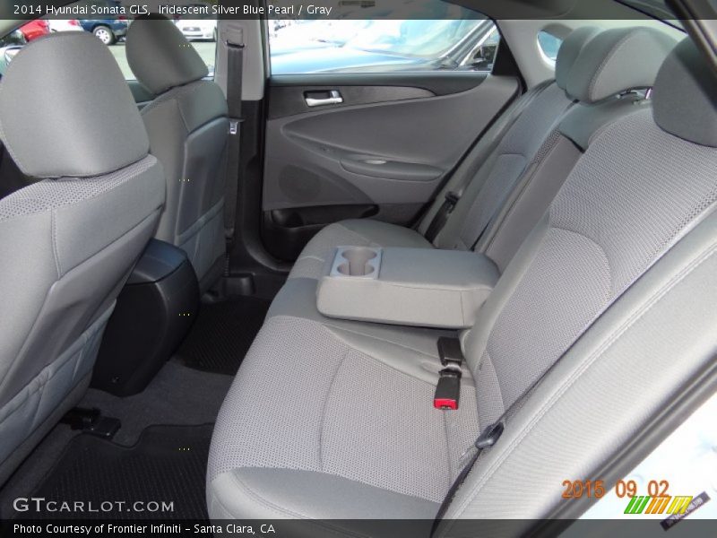 Iridescent Silver Blue Pearl / Gray 2014 Hyundai Sonata GLS