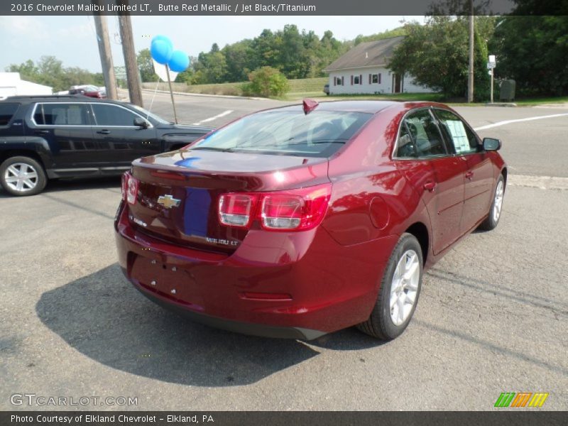 Butte Red Metallic / Jet Black/Titanium 2016 Chevrolet Malibu Limited LT