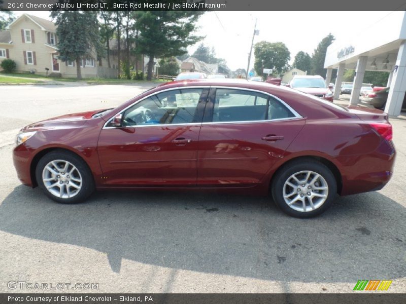 Butte Red Metallic / Jet Black/Titanium 2016 Chevrolet Malibu Limited LT