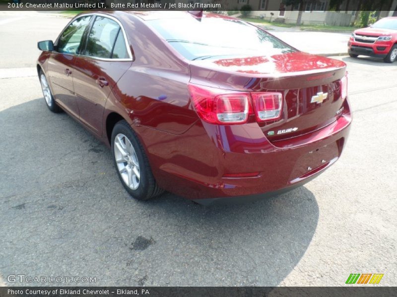 Butte Red Metallic / Jet Black/Titanium 2016 Chevrolet Malibu Limited LT