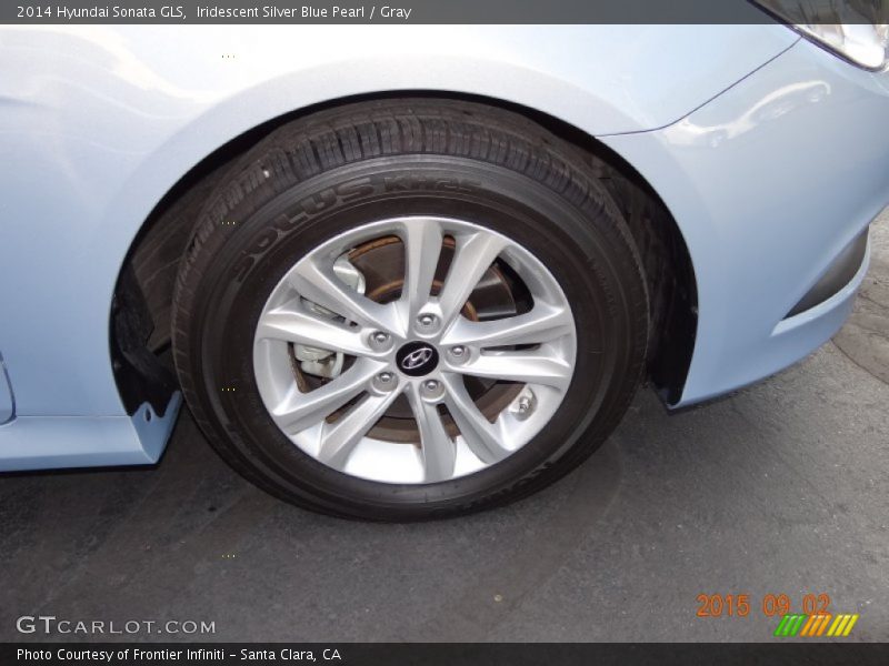 Iridescent Silver Blue Pearl / Gray 2014 Hyundai Sonata GLS