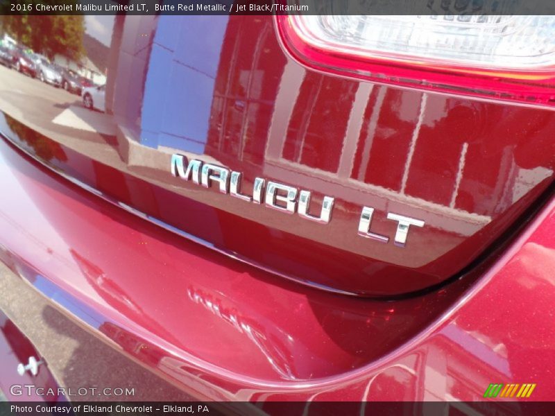 Butte Red Metallic / Jet Black/Titanium 2016 Chevrolet Malibu Limited LT