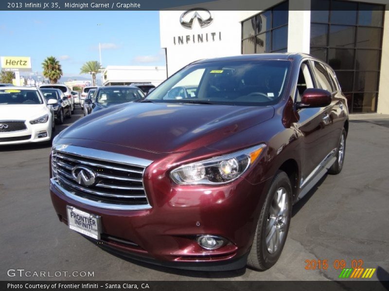 Midnight Garnet / Graphite 2013 Infiniti JX 35